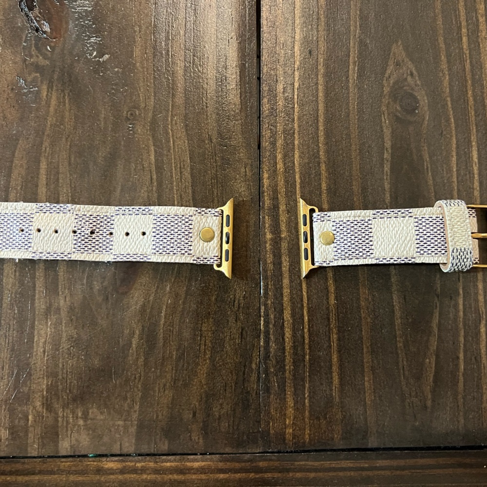 Authentic LV watch band from sparklbands.com